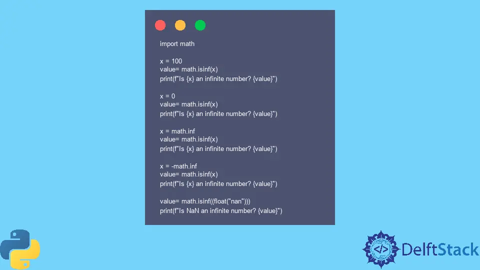 Python math.isinf() Method