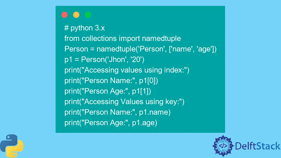 Python 中的命名元組