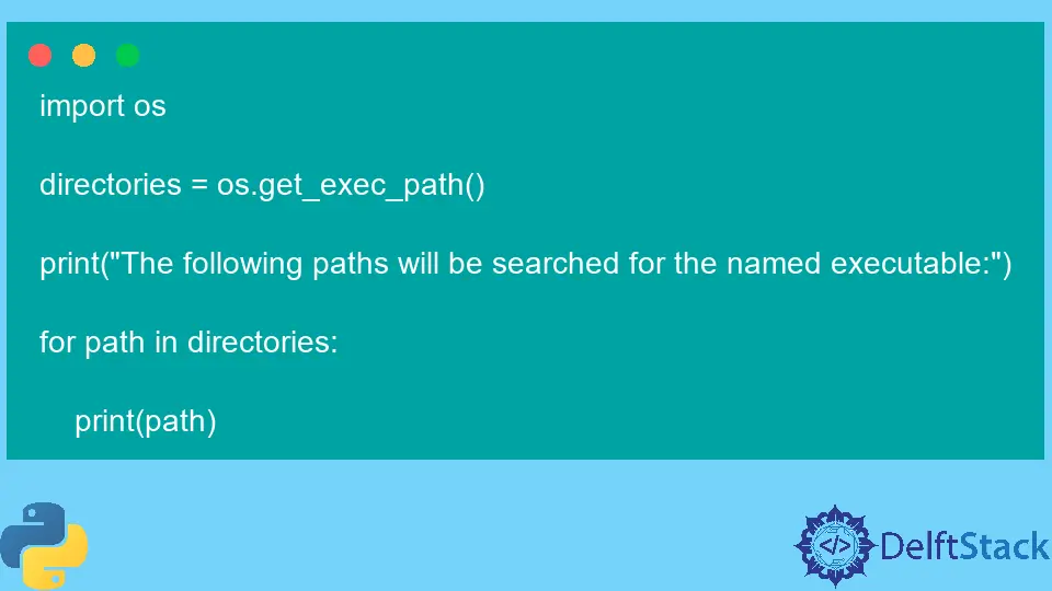 Python os.get_exec_path() Method