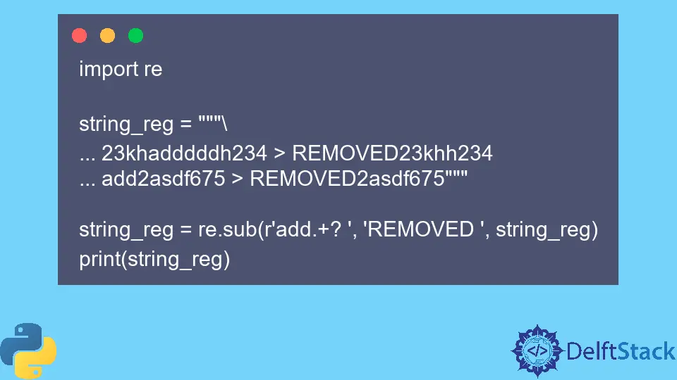 Comodines Regex usando el módulo Re en Python