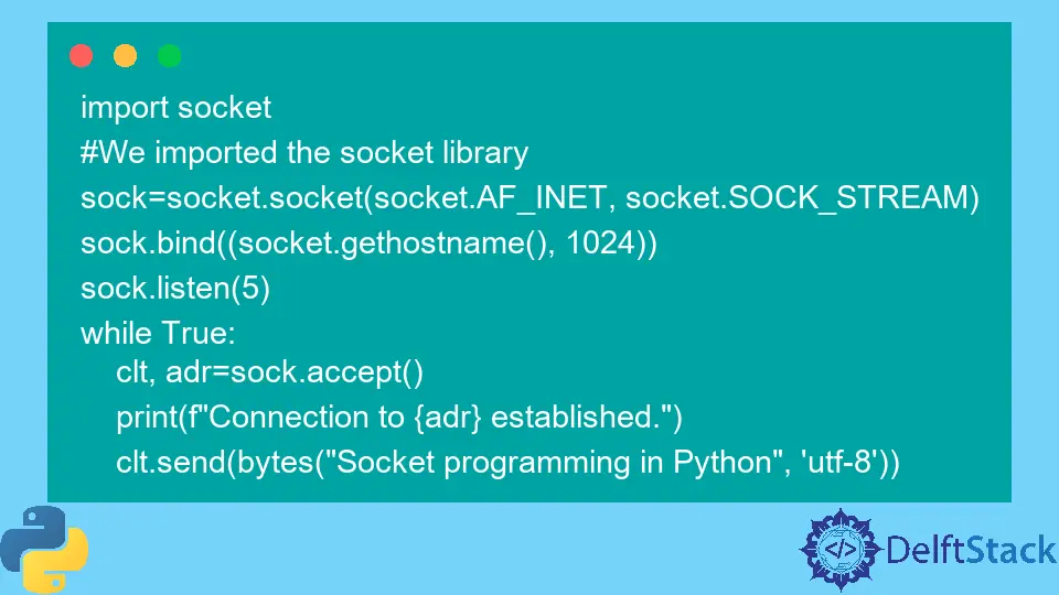 Python-Socket-Flush