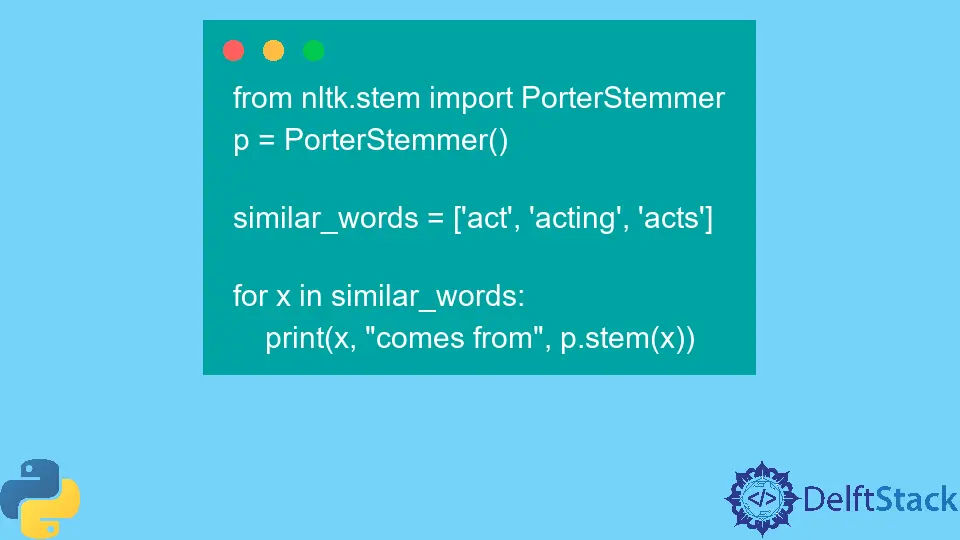 Behebung von NLTK-Stemming-Anomalien in Python