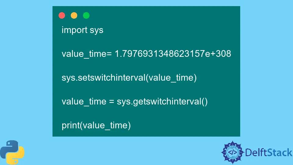 Python sys.getswitchinterval() Method