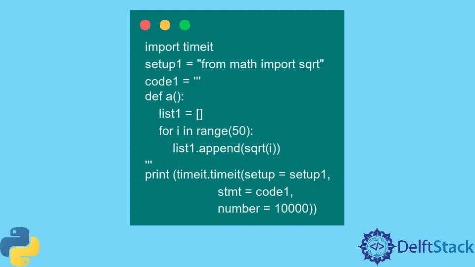 How to Get the Running Time of Python Code