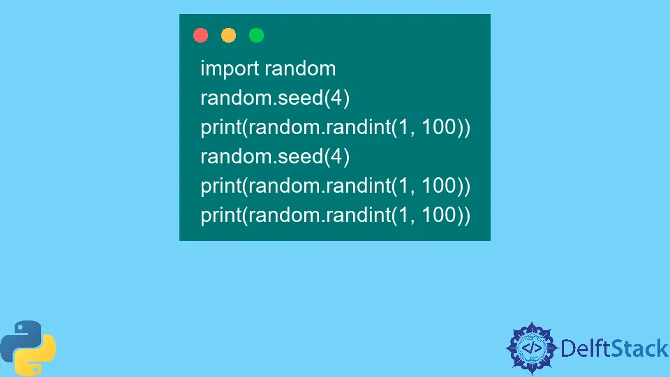 How to Create Random Seed Function in Python
