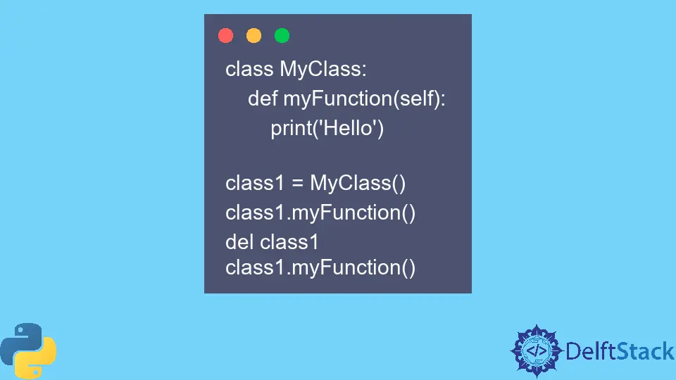 La declaración `del` en Python