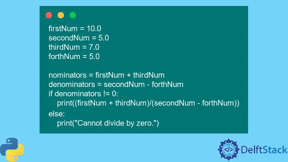 How to Fix ZeroDivisionError: Float Division by Zero in Python