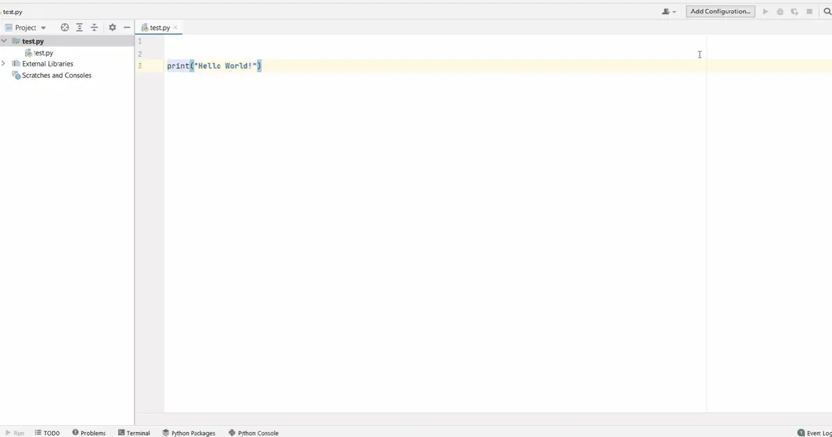 cannot run the program in pycharm after configuration