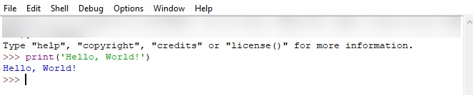 check if python is installed using idle 2