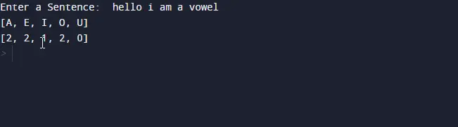 Zählen Sie Vokale in einer Zeichenfolge mit Python