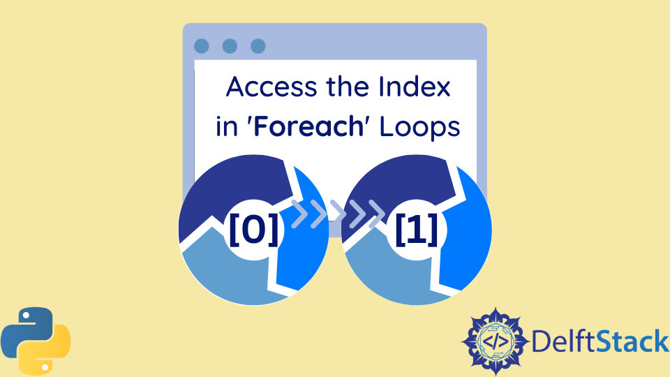 Come accedere all'indice in loop 'Foreach' in Python