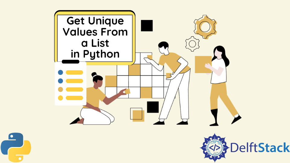 Comment obtenir des valeurs uniques à partir d'une liste en Python