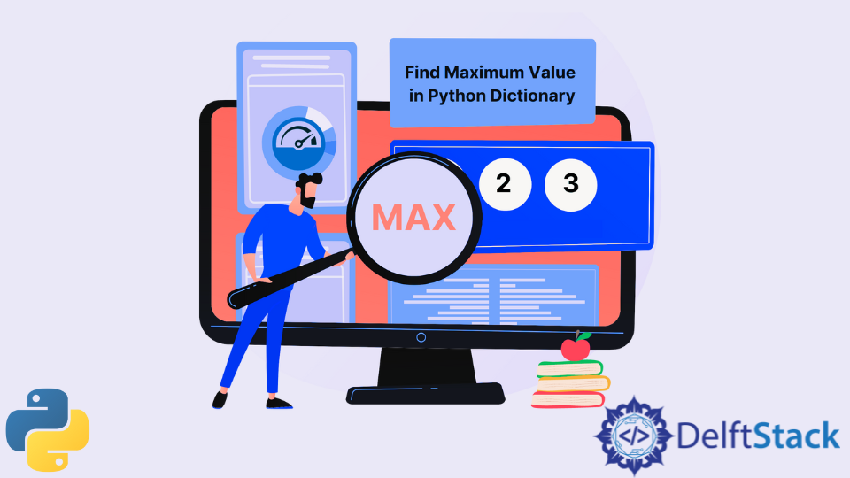 Wie finde ich den Maximalwert im Python-Dictionary
