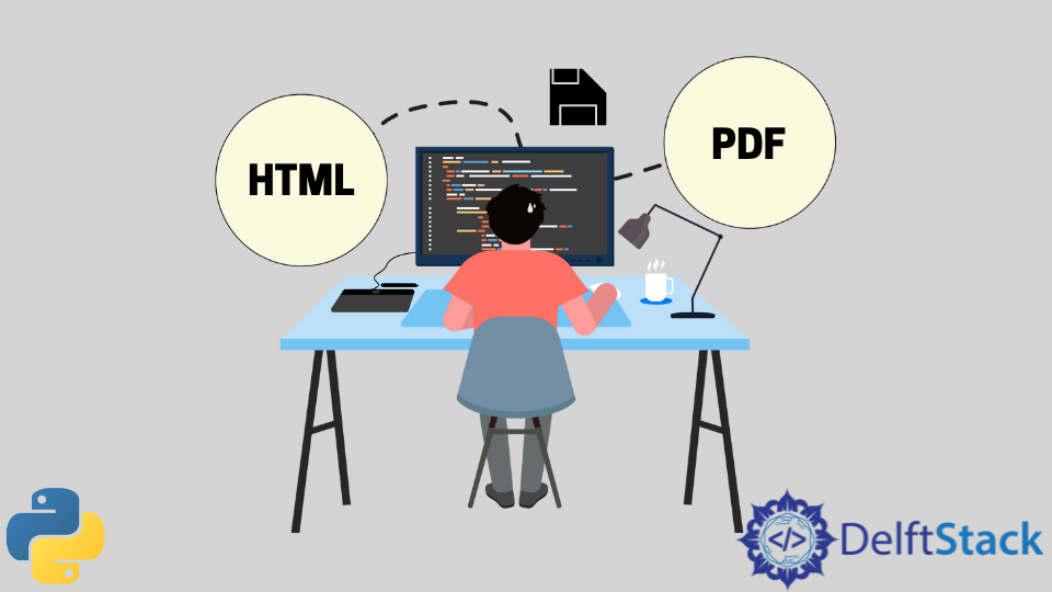 Save HTML as PDF in Python
