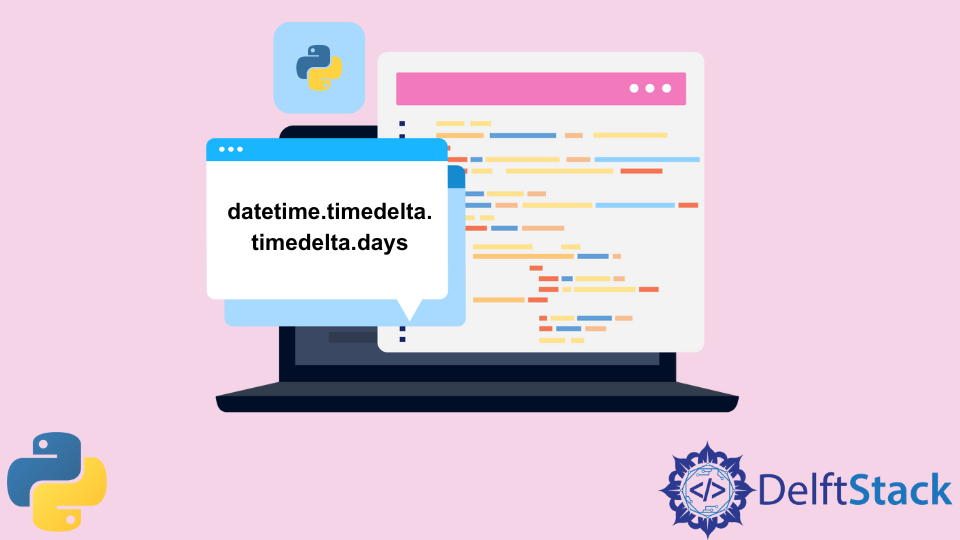 Python datetime.timedelta.timedelta Days Attribute