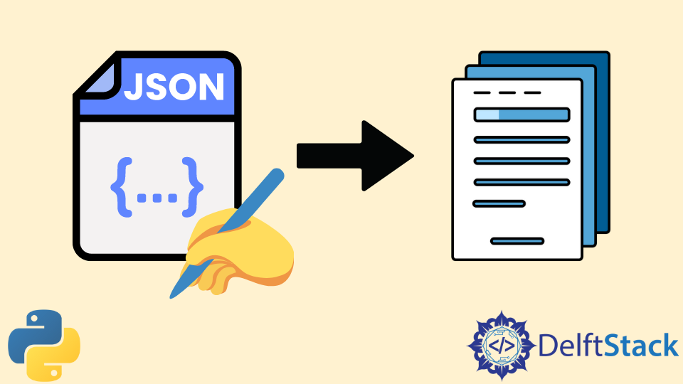 Escribir JSON en un archivo en Python