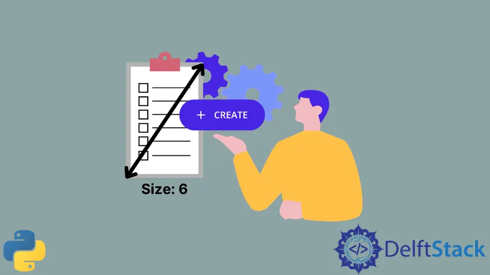 Cómo crear una lista con un tamaño específico en Python