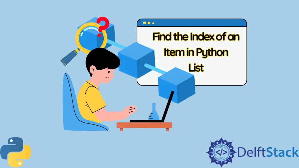 Trova l'indice di un elemento nell'lista Python