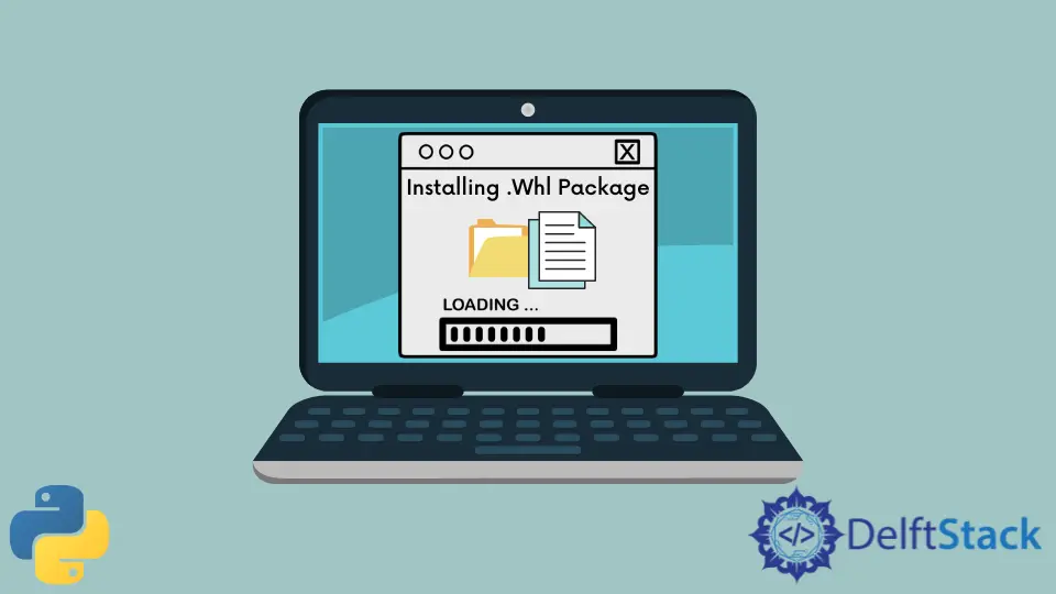 Cómo instalar un paquete Python Archivo .Whl