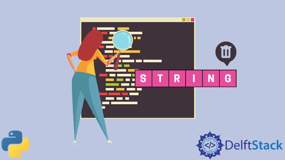 Remover o último caractere da string em Python