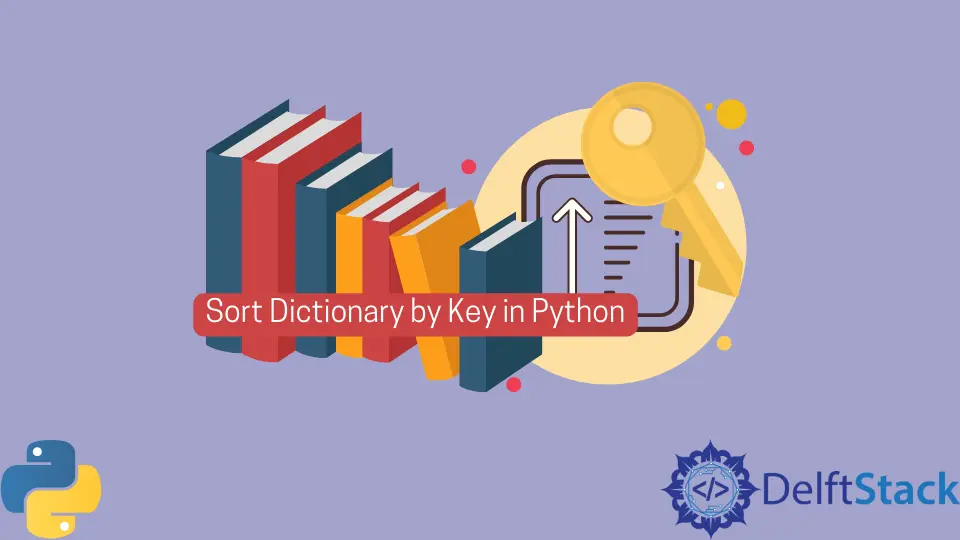Como ordenar o dicionário por chave em Python