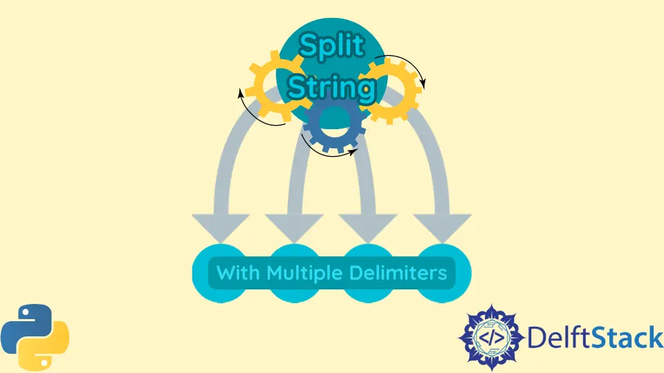 Como dividir as strings com base em múltiplos Delimitadores em Python