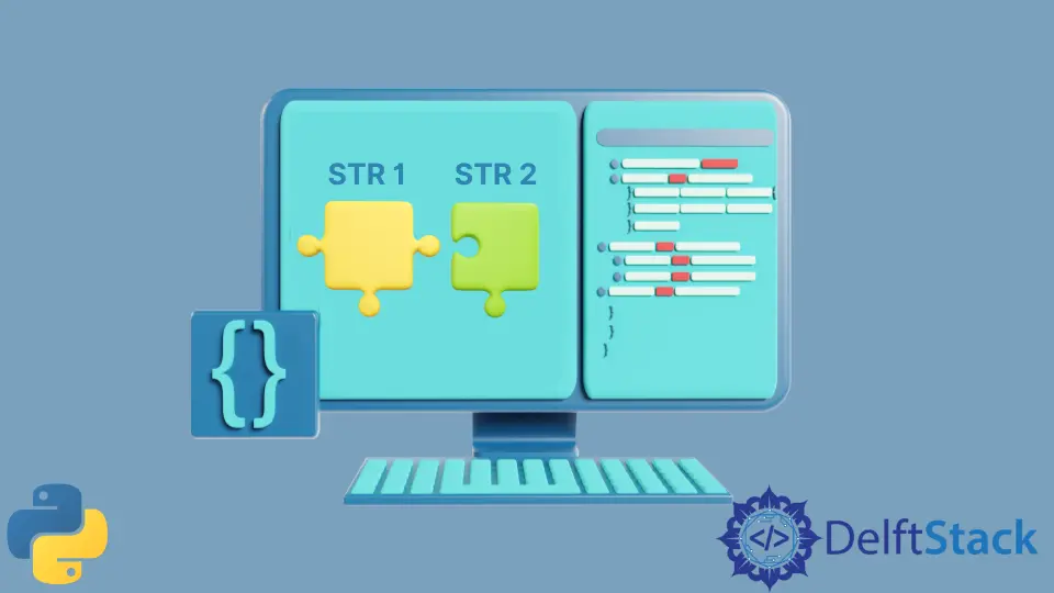 Aggiungi una stringa all'altra in Python