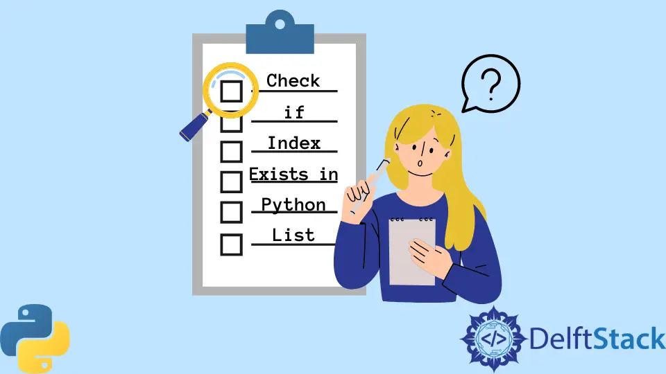How to Check if Index Exists in Python List