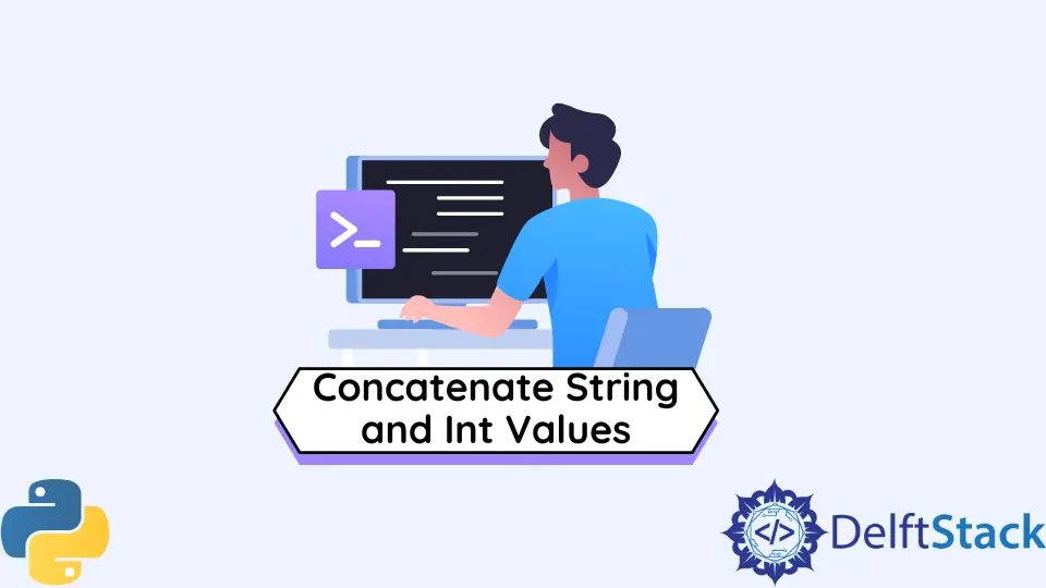 Concatenar String e Valores Int em Python