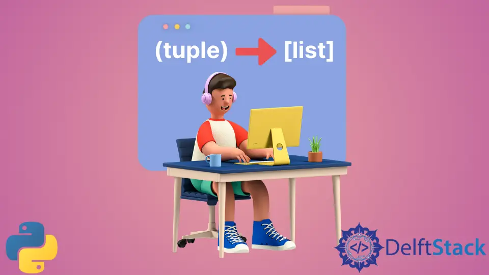 Convertir un tuple en liste en Python
