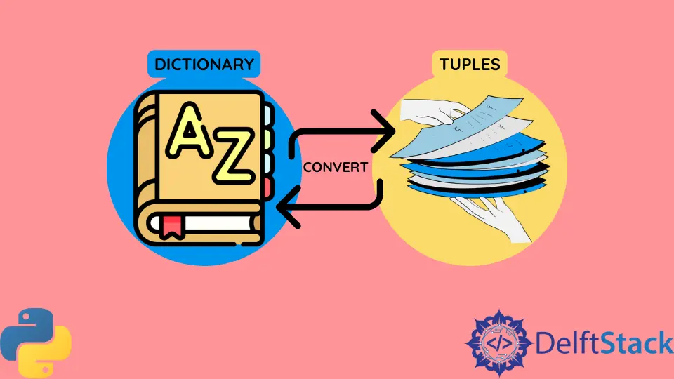 Convertir diccionario a tuplas en Python