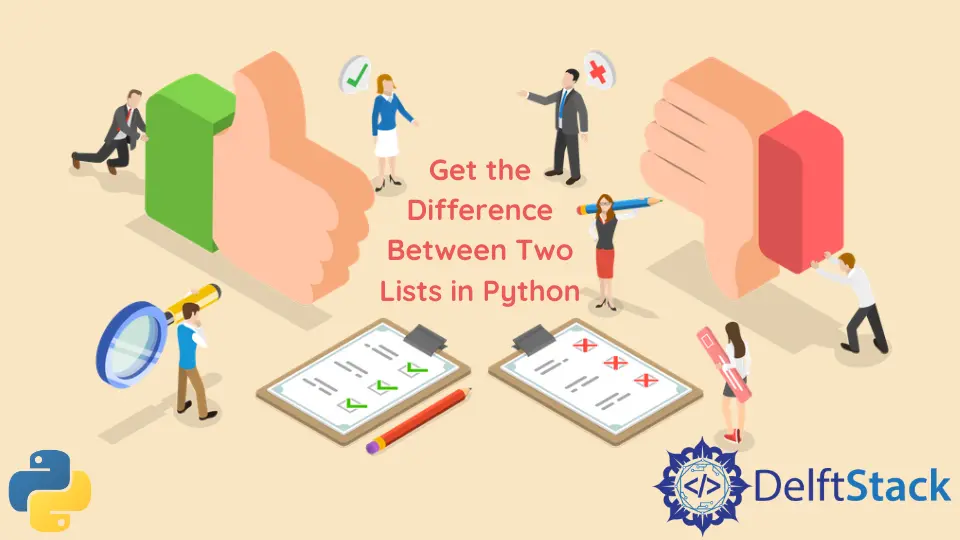 How to Get the Difference Between Two Lists in Python