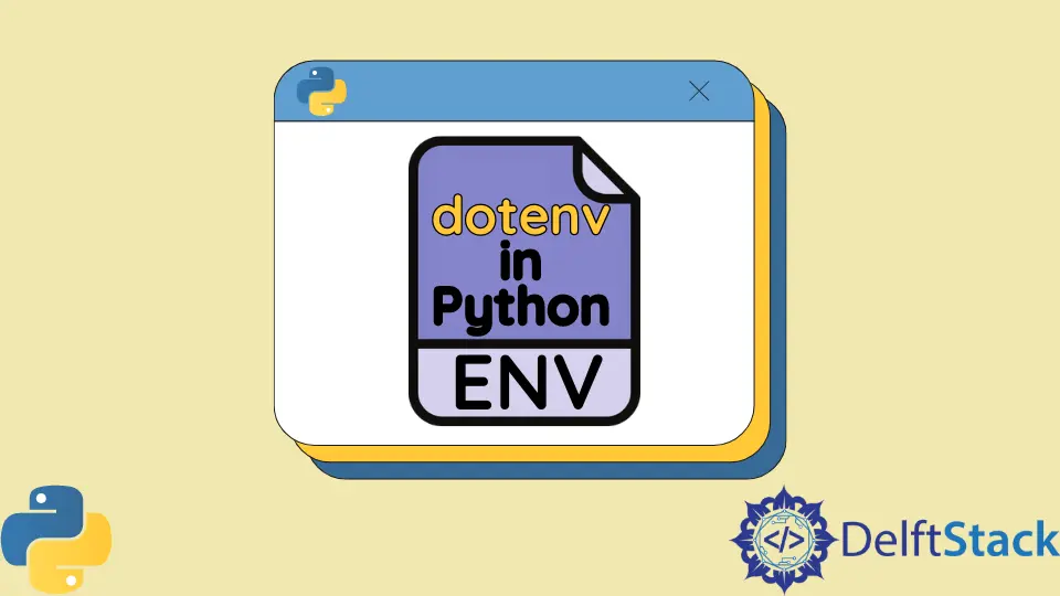 How to dotenv in Python