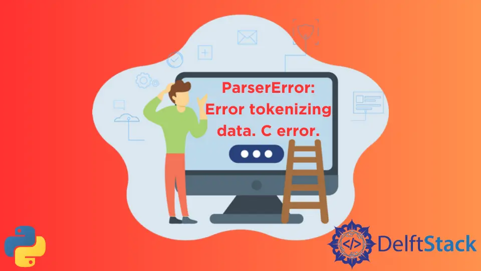 Error al tokenizar datos C Error en Python