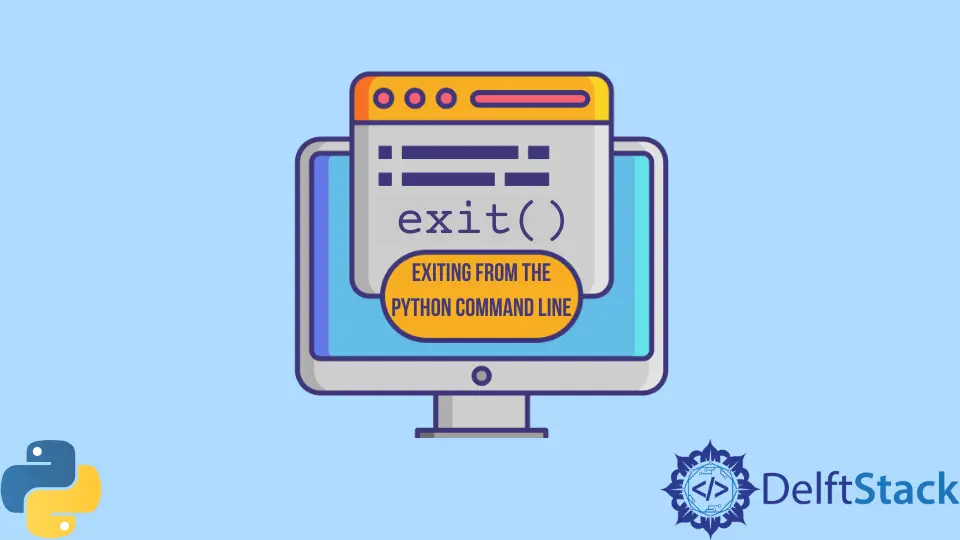 Come uscire dalla linea di comando di Python