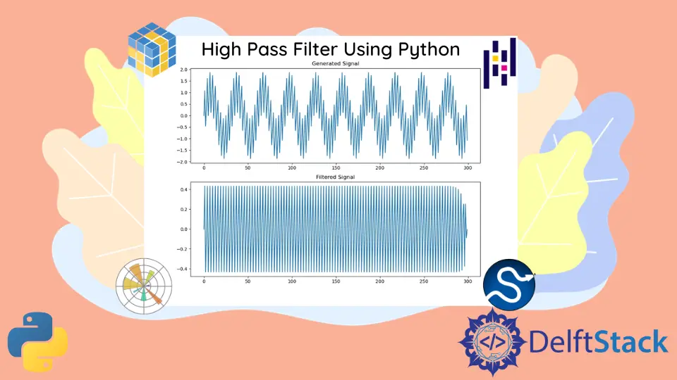 使用 Python 實現高通濾波器