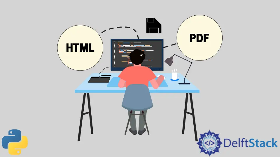 Guardar HTML como PDF en Python