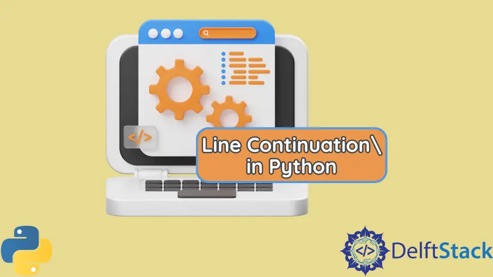 Continuation de ligne en Python
