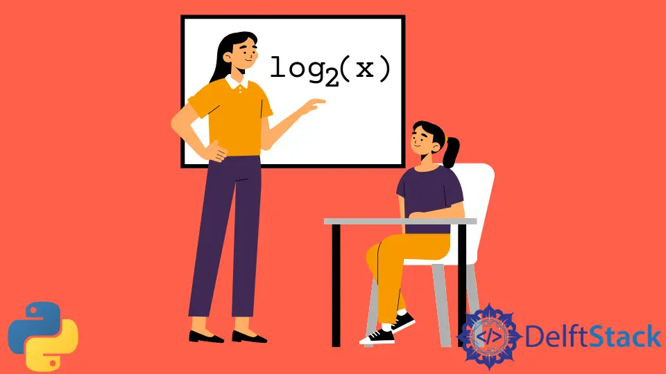 Calcola logaritmo in base 2 di un numero in Python