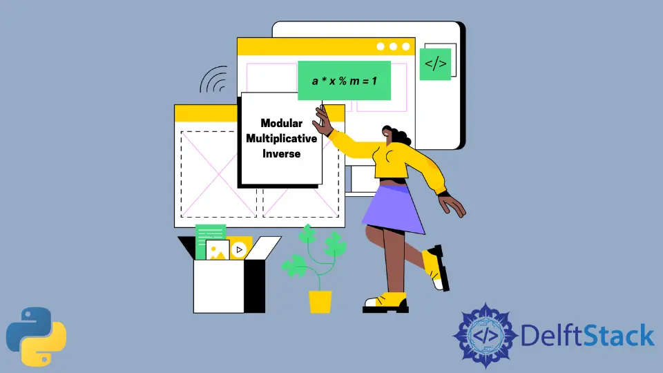 Calcular el inverso multiplicativo modular en Python