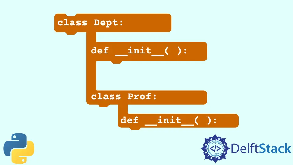 Geschachtelte Klasse in Python