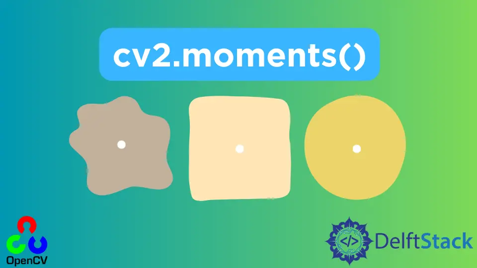 Moments d'image utilisant OpenCV en Python