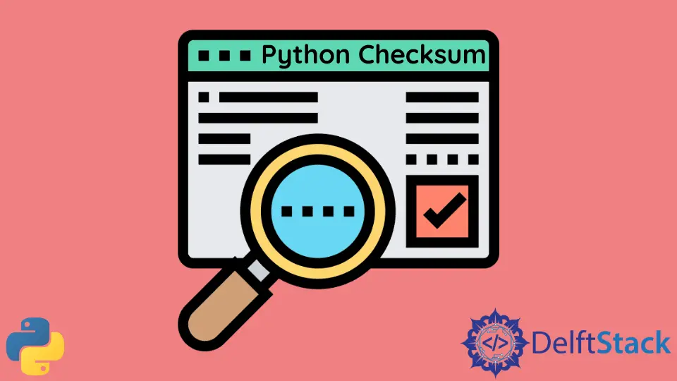 Suma de comprobación de Python