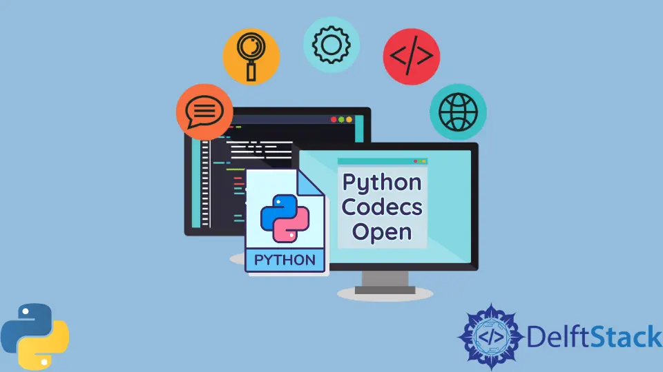 Python codecs.open() Function