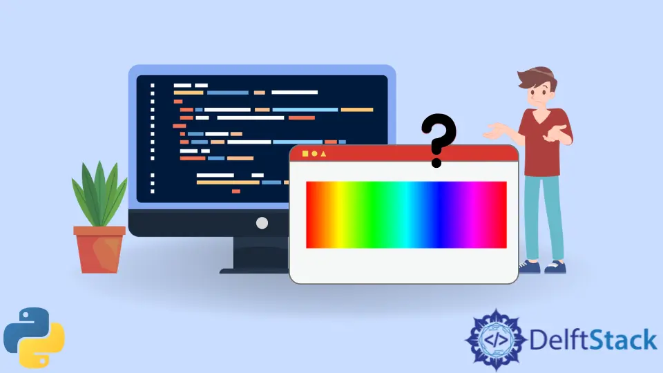 Espectros de cores em Python
