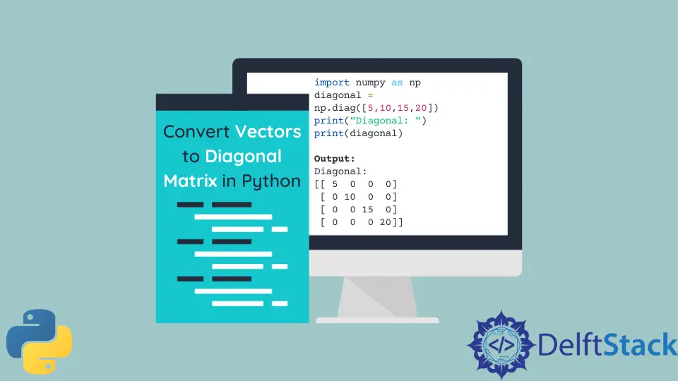 Diagonal Matrix in Python