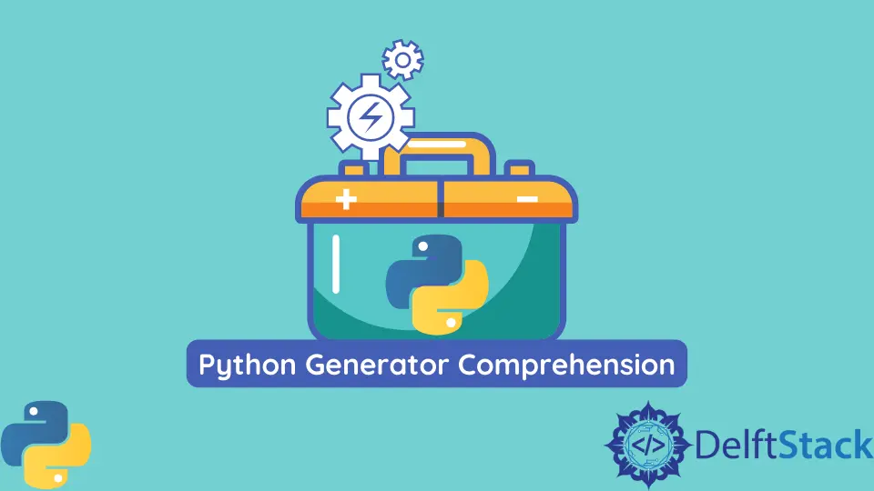 Comprensión del generador Python