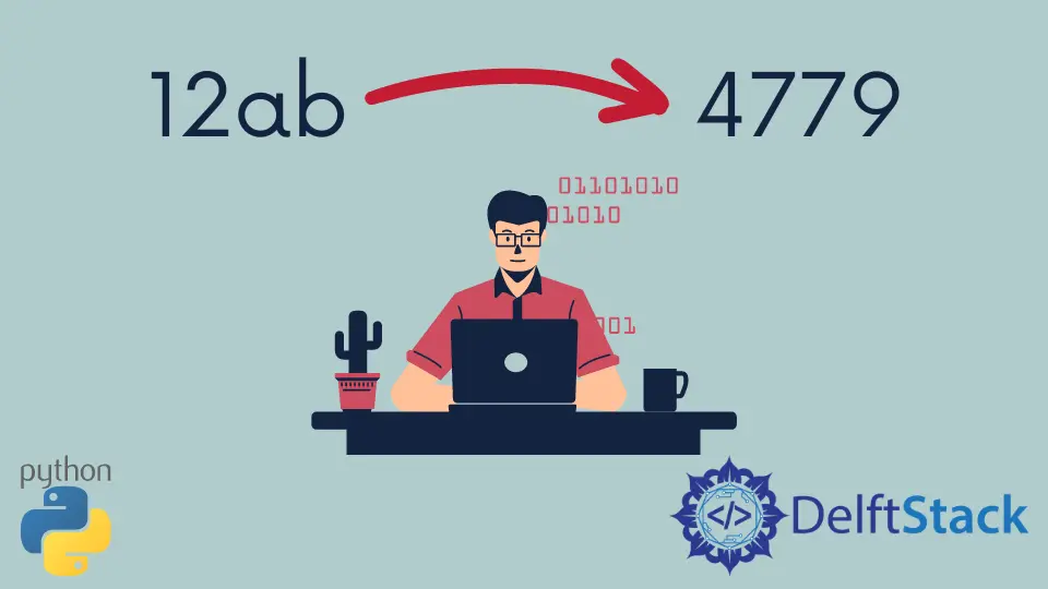 Convierte la cadena hexadecimal en Int en Python