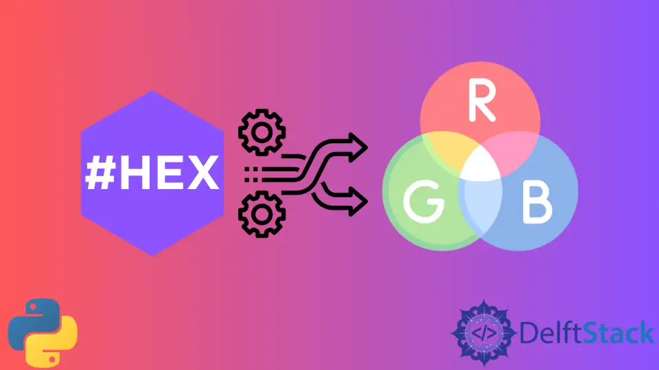 Convierta HEX a RGB en Python