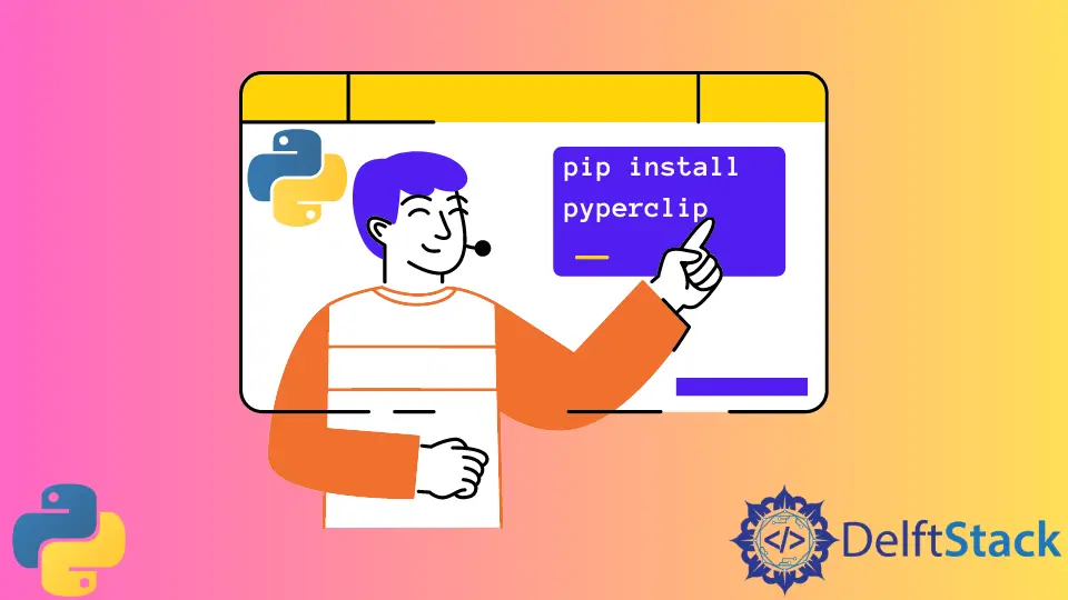 Pyperclip in Python installieren